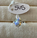 Ethiopian opal ring sterling silver